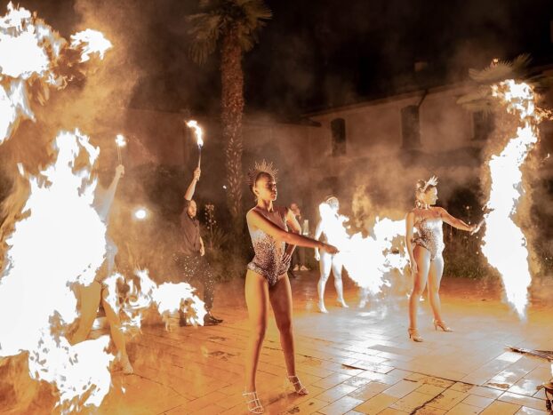 spettacolo fuoco fire show