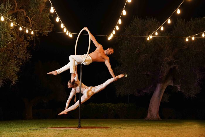 Danza aerea coppia