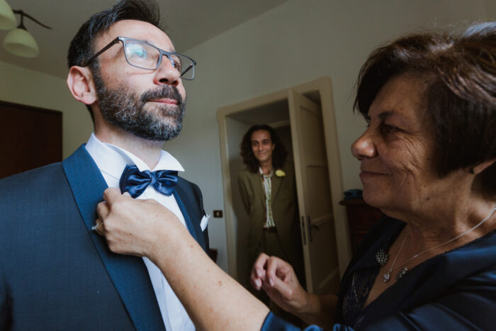 preparazione sposo