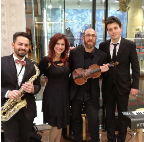 Il quartetto con sax