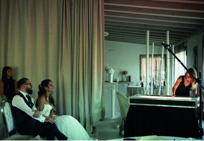 sand art matrimonio 