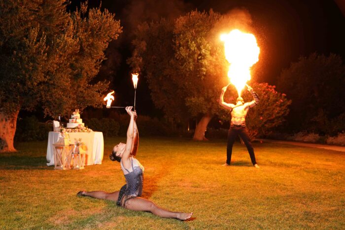 Fire Show in coppia