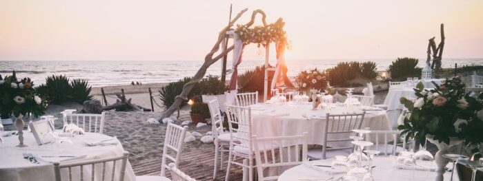Ricevimento in spiaggia