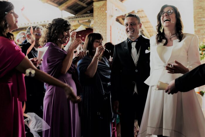La gioia degli invitati