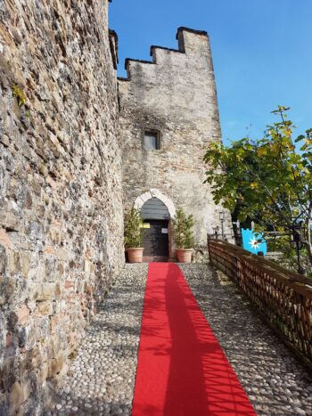 il tappeto rosso del castello