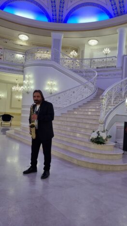 il sax all'aperitivo