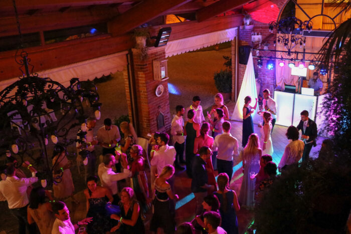 il party dall'alto