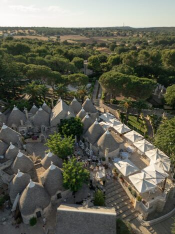 borgo dei trulli dall'alto