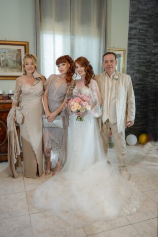 famiglia della sposa 