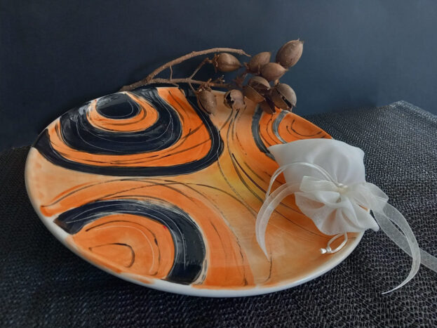 Piatto Orange per dolce: Terra
