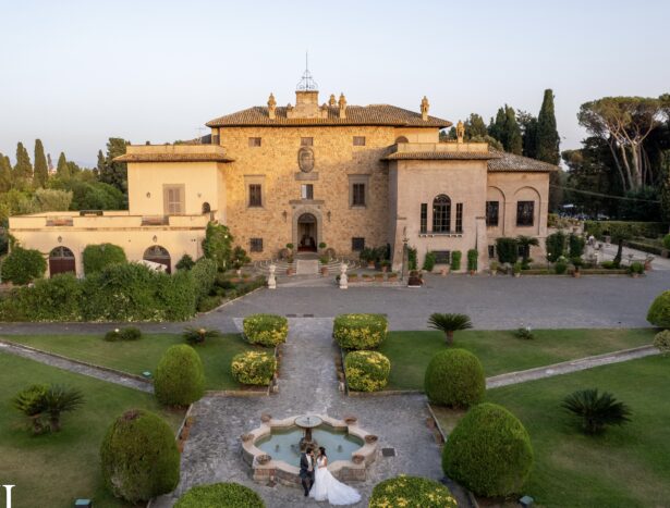 Villa al tramonto