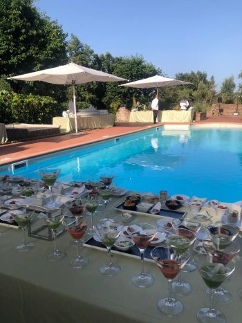 buffet piscina