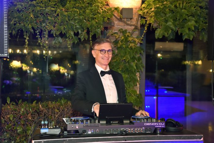 Deejay at work