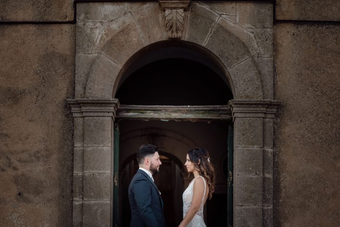 foto sposi in esterno