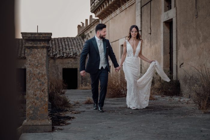 foto sposi in esterno