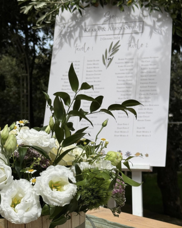 Tableau de mariage a pannello
