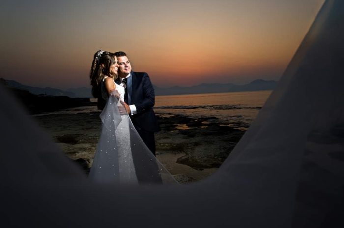 Foto al tramonto