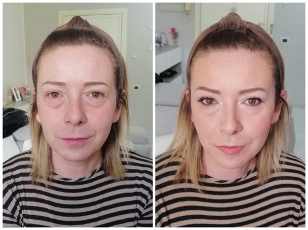Prim e dopo make-up sposa 