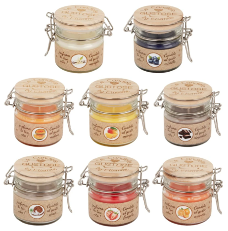 Candele in vasetto ermetico