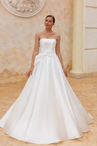ABITO SPOSA RASO DI SETA