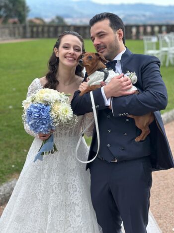 Foto con mamma e papà
