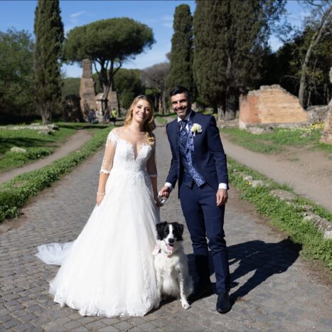 Foto con mamma e papà