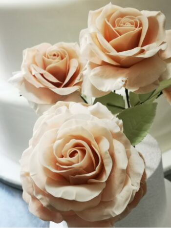 Rose realizzate a mano 