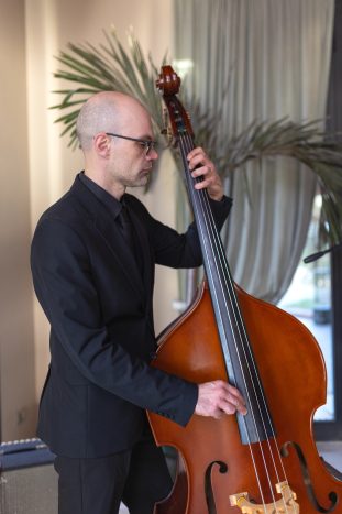 double bass player