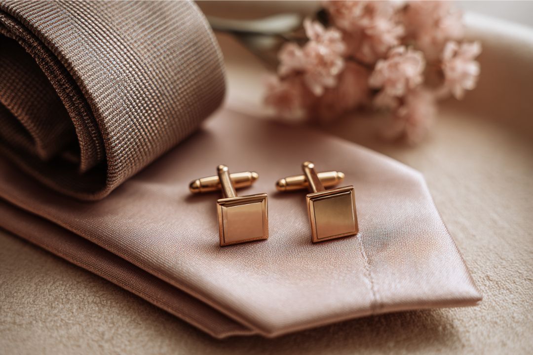 Polsini Gemelli da camicia Sposo in oro bianco 18kt personalizzabili