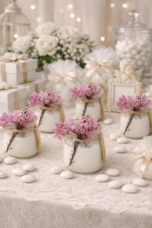Giare con decorazioni floreali