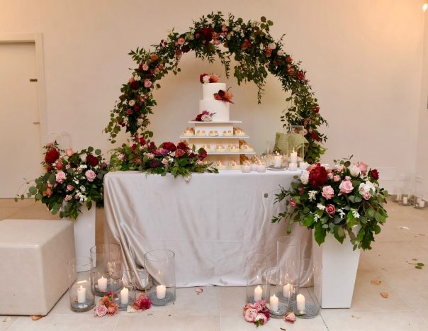 Taglio torta nuziale interno