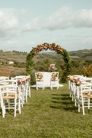 Arco con fiori 