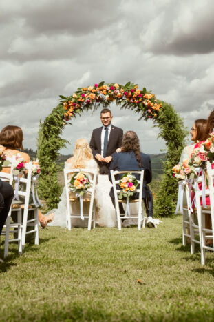 Arco con fiori