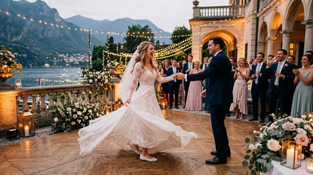 Be Mine - Scarpe basse da sposa aperte dietro in raso avorio con fiocco